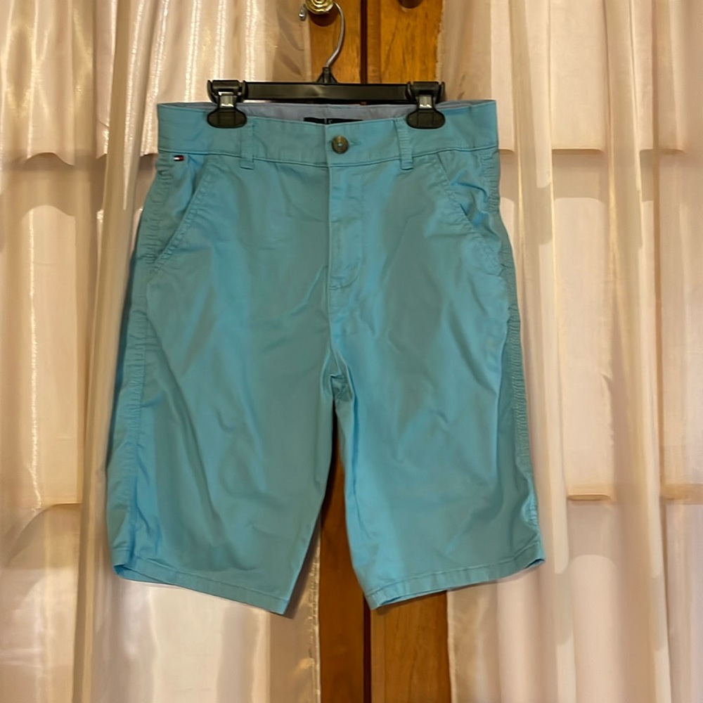 Tommy Hilfiger boys size 16 aqua shorts